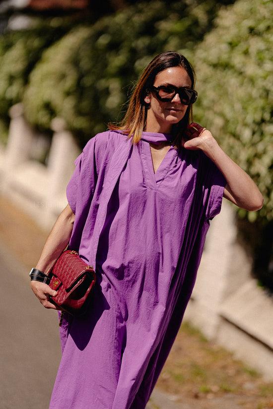 Les Jumelles Portia Dress Violet