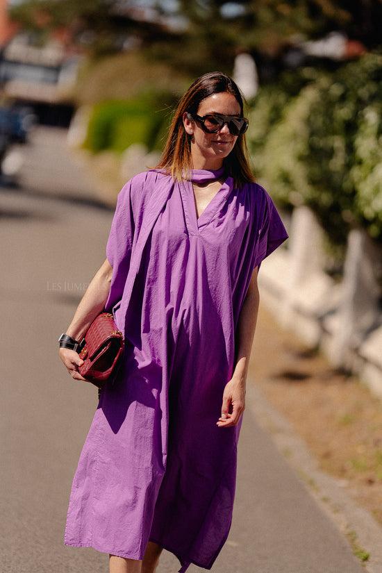 Les Jumelles Portia Dress Violet