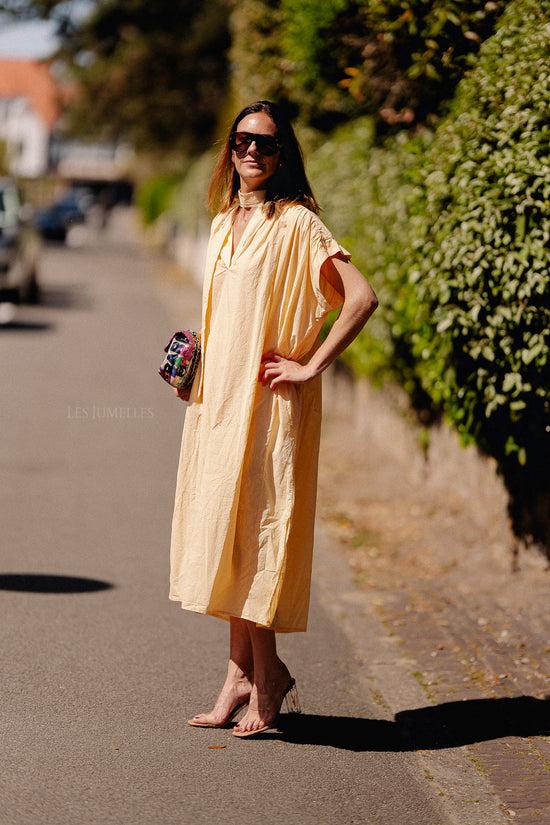 les jumelles Portia dress yellow