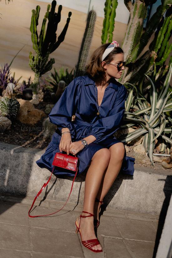 les jumelles Precious short dress navy