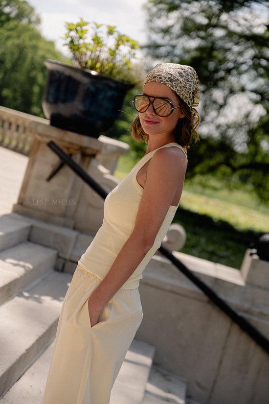 Les Jumelles Ragna Top Banana Crepe