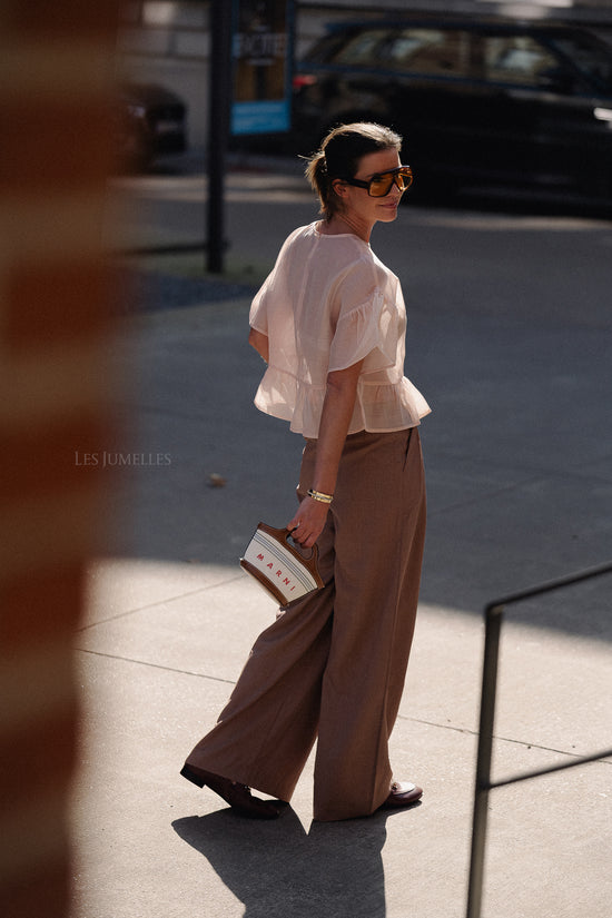 Les Jumelles Sandy Trousers Brownie