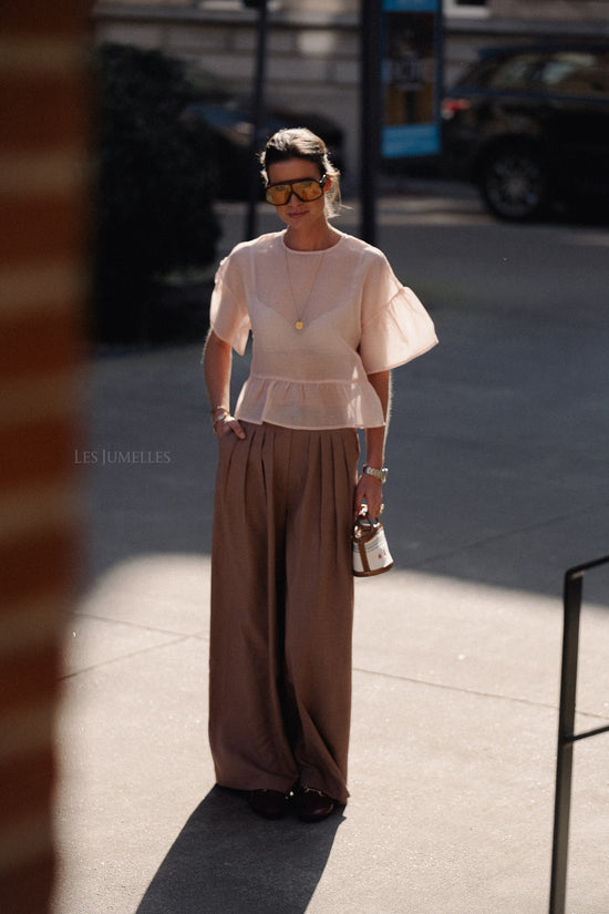Les Jumelles Sandy Trousers Brownie