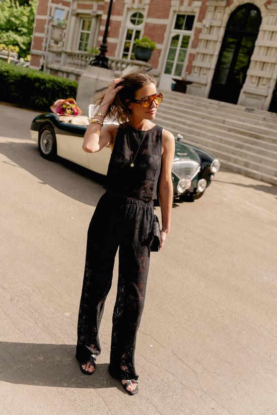 Les Jumelles Savanna Broek Zwart