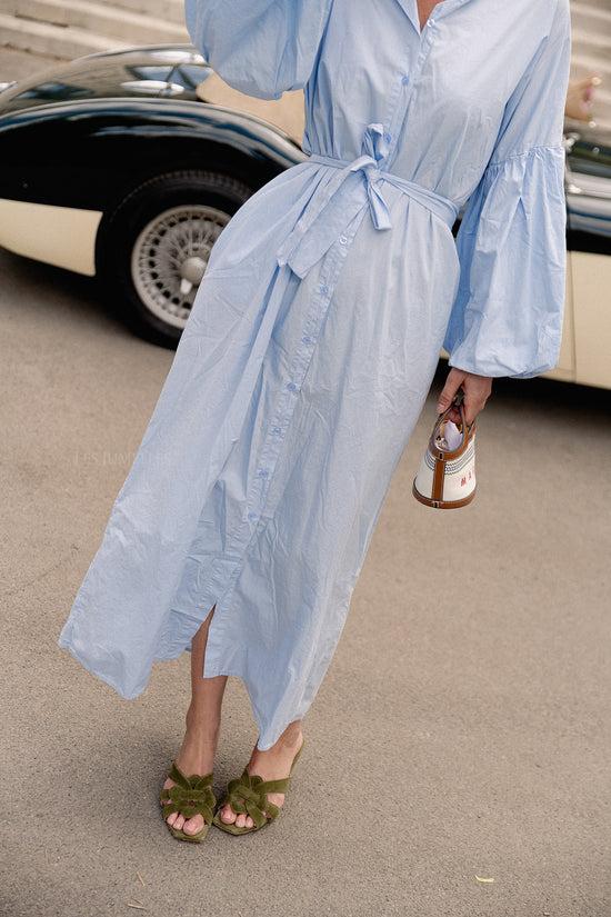 Les Jumelles Scarlet Maxi Dress Light Blue