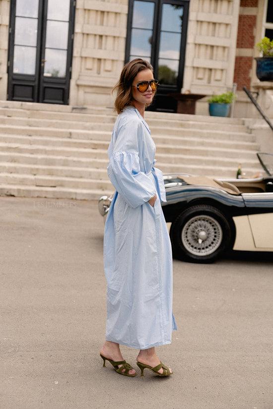 Les Jumelles Scarlet Maxi Dress Light Blue