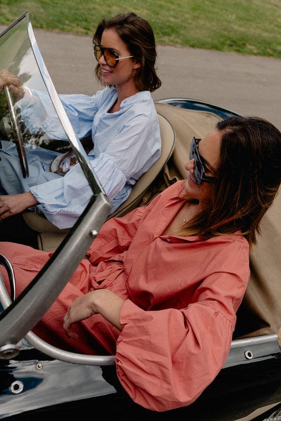 les jumelles Scarlet maxi dress peperosa