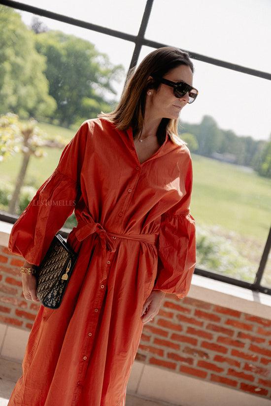 Les Jumelles Scarlet Maxi Dress Terracotta