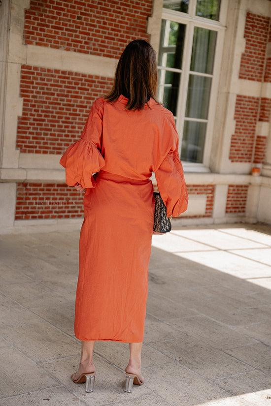 Les Jumelles Scarlet Maxi Dress Terracotta