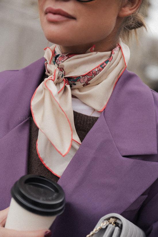 les jumelles Sia winterse sjaal multicolor