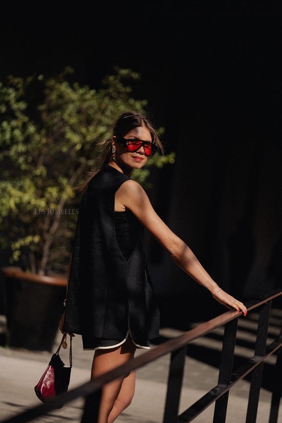 Les Jumelles Silene Vest Black