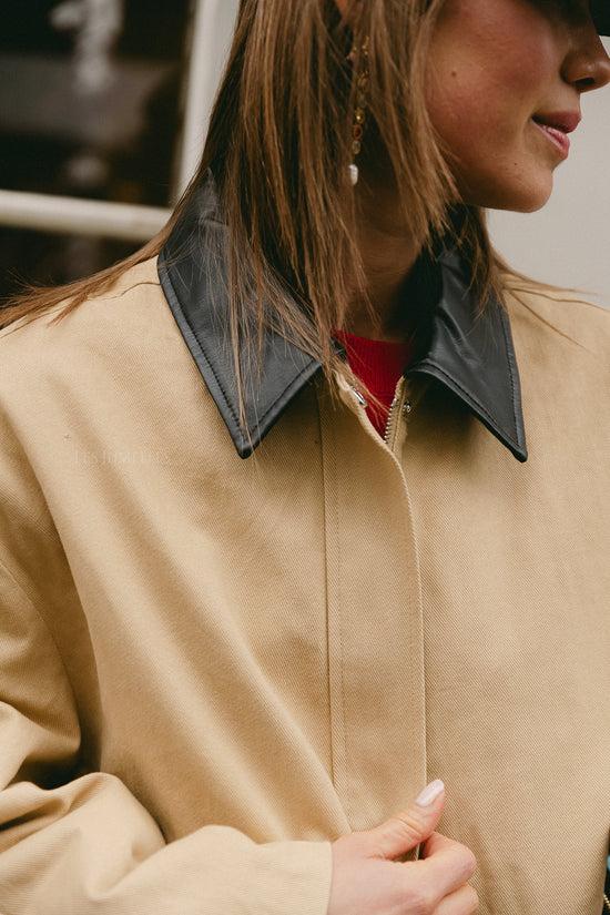 Les Jumelles Sina Jas Beige Met Zwart