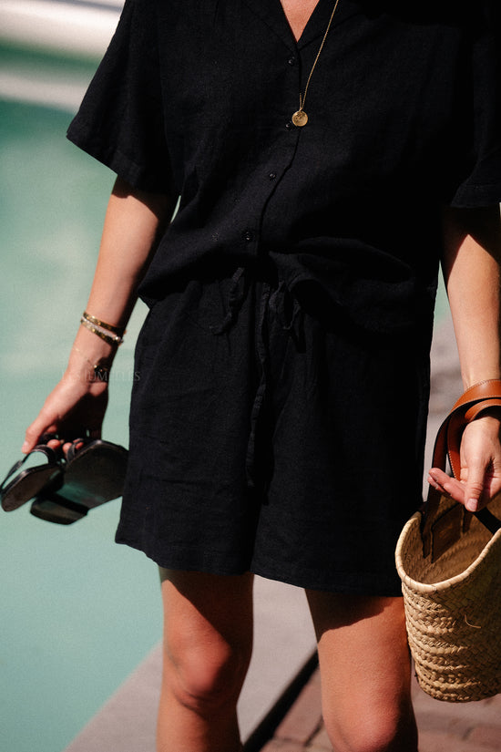 les jumelles SLFLuisa MW short zwart