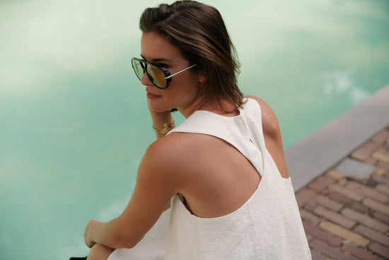 Les Jumelles SLFMette SL Korte Jacquard Jurk Wit