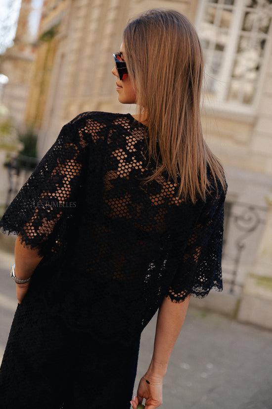 Les Jumelles SLFMilly 2/4 Cropped Top Black