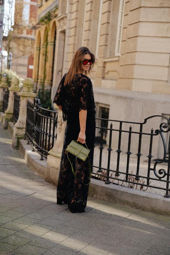 Les Jumelles SLFMilly 2/4 Cropped Top Black