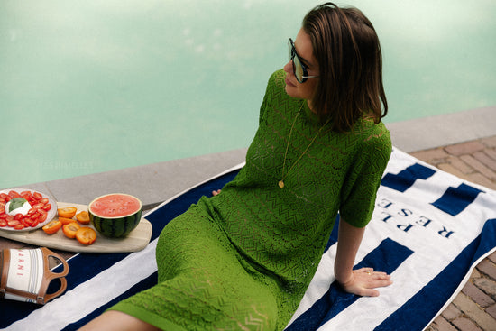 Les Jumelles SLFMoon Knit Dress Spindle Tree