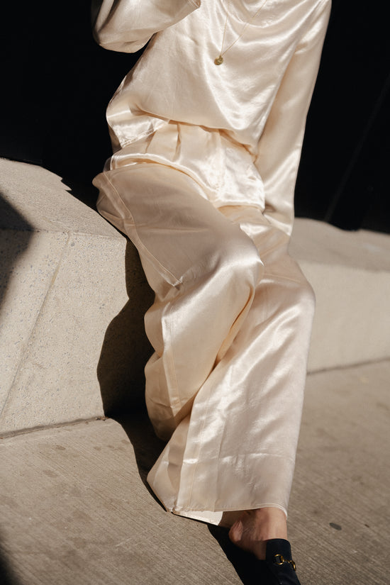 les jumelles SLFSelene HW wide pant birch