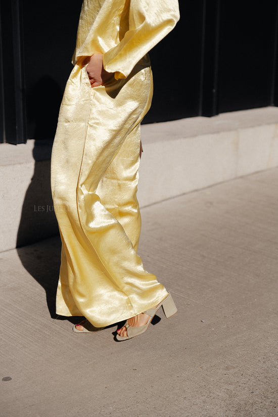 Les Jumelles SLFSelene HW Wide Pant Sundress