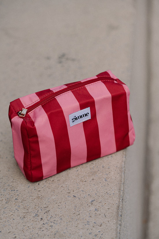 Les Jumelles Toilet Bag Pink/red