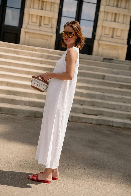 Les Jumelles Uda Jurk Wit