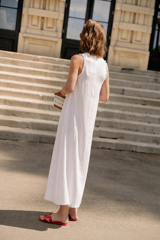 Les Jumelles Uda Jurk Wit