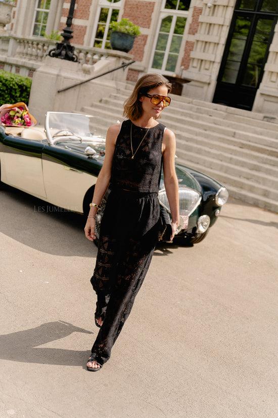 Les Jumelles Ude Top Zwart