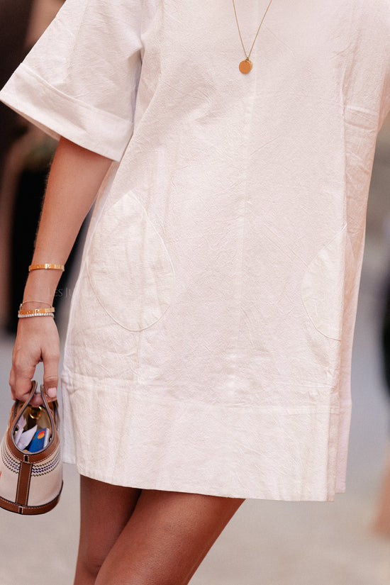 Les Jumelles Valerie Korte Jurk Wit