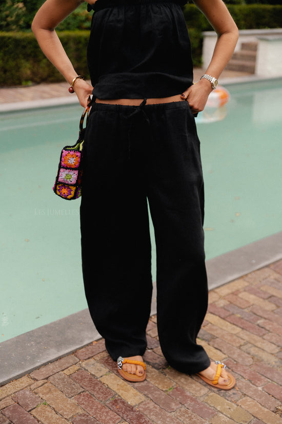 Les Jumelles Valerie Trousers Black
