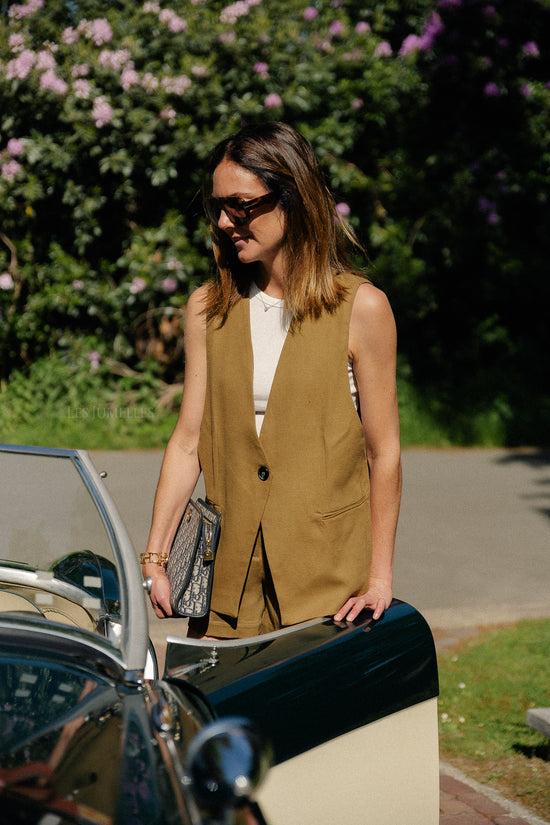 les jumelles Willow vest butternut