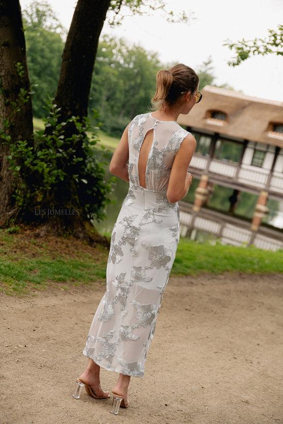 Les Jumelles YASFloree SL Long Dress Halogen Blue