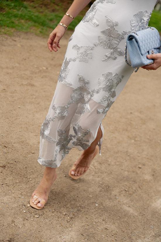 Les Jumelles YASFloree SL Long Dress Halogen Blue