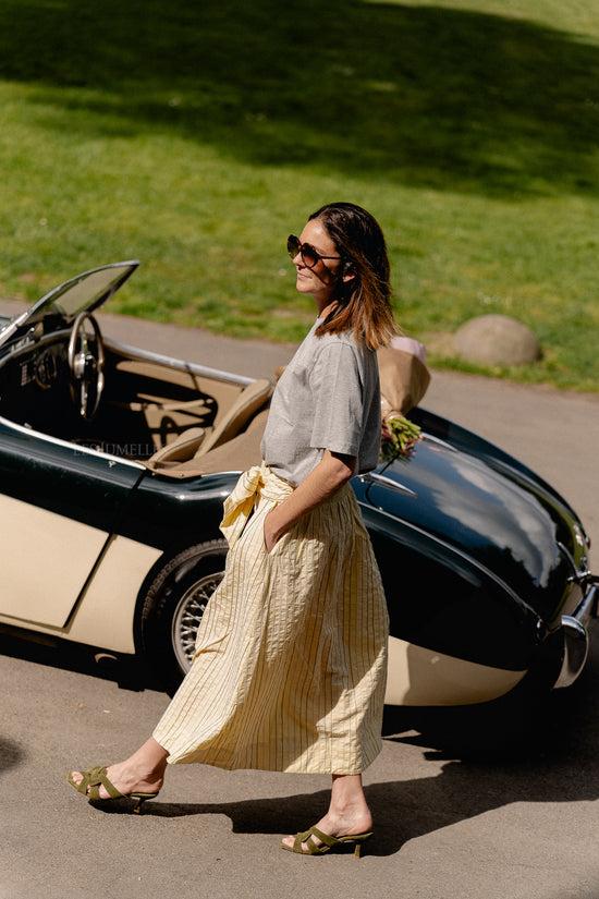 Les Jumelles YASmellow Lange Rok Vanille