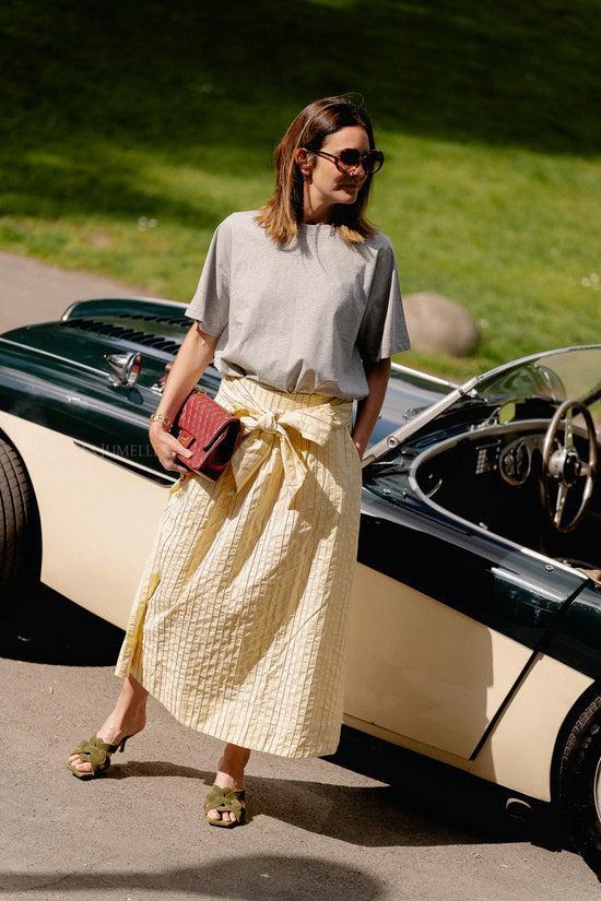 Les Jumelles YASmellow Lange Rok Vanille