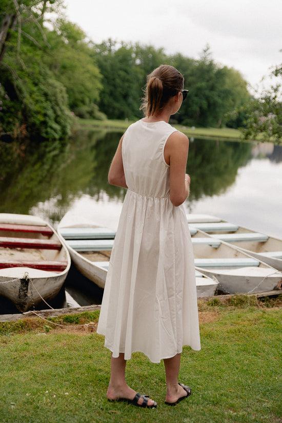 Les Jumelles YASSascha SL Lange Jurk Wit