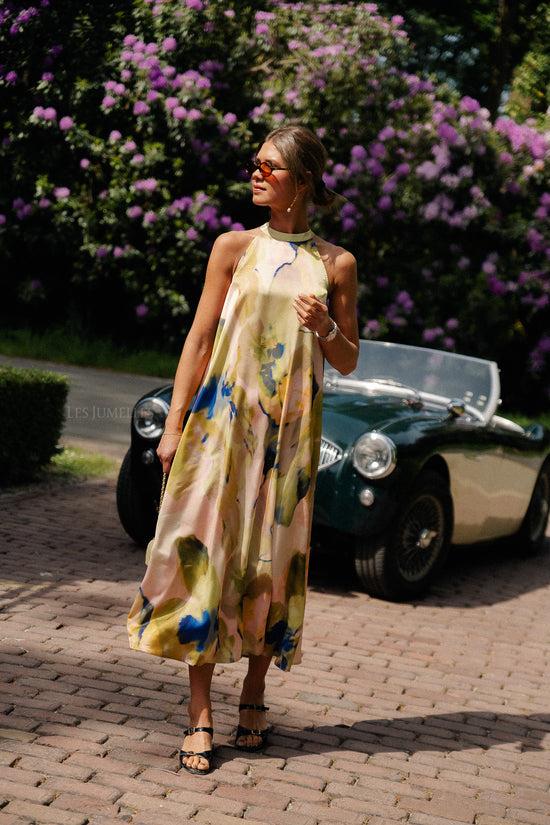 les jumelles YASSkyra long dress show