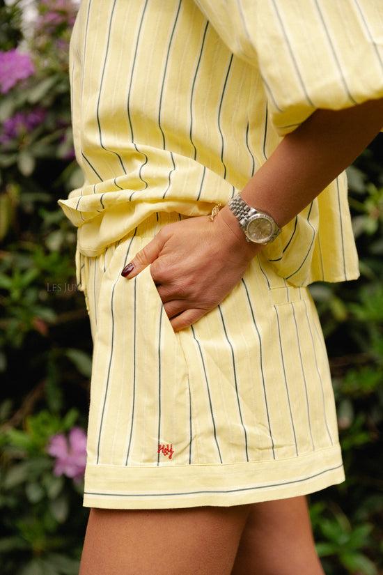 Les Jumelles Yessie Shorts Gele Streep