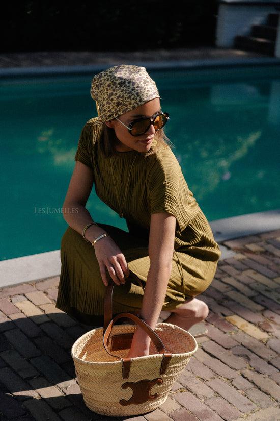 les jumelles Zanina jurk butternut