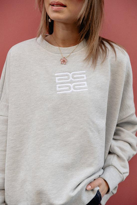 Les Jumelles LullaGZ OZ Sweatshirt Licht Grijs Gemêleerd