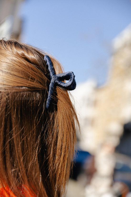 Les Jumelles Luster Celabrina Hair Claw Navy Blazer