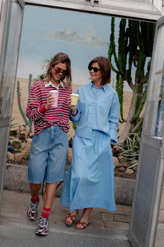 Les Jumelles ROULila HW Ankle Skirt Little Boy Blue