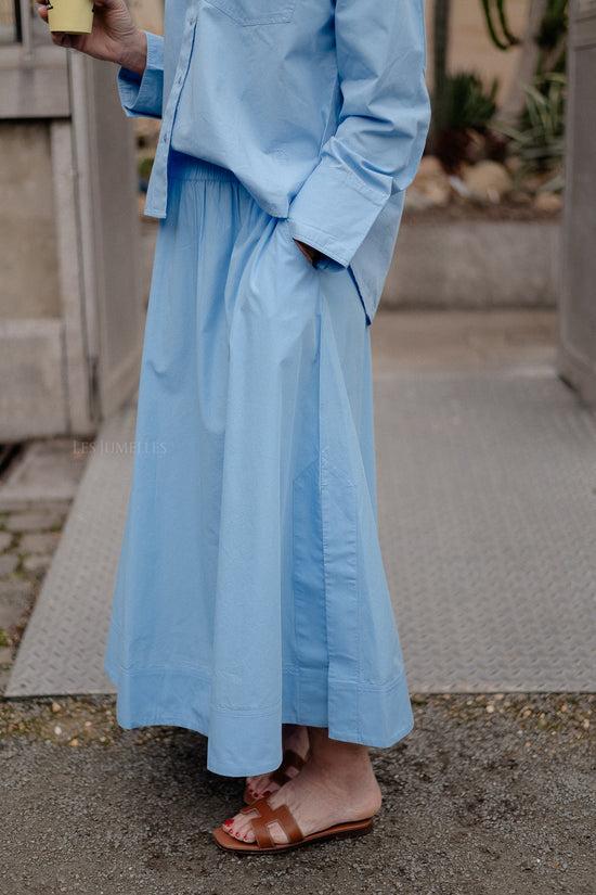 Les Jumelles ROULila HW Ankle Skirt Little Boy Blue