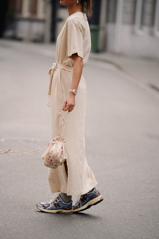 Les Jumelles SLFEssential SS Pocket Ankle Dress Birch