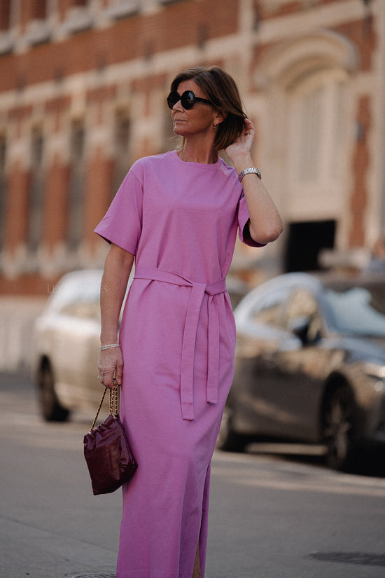 les jumelles SLFEssential SS pocket ankle dress first bloom