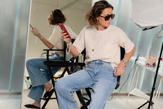 Les Jumelles SLFMaline-Liliana 2/4 Knit O-neck Birch