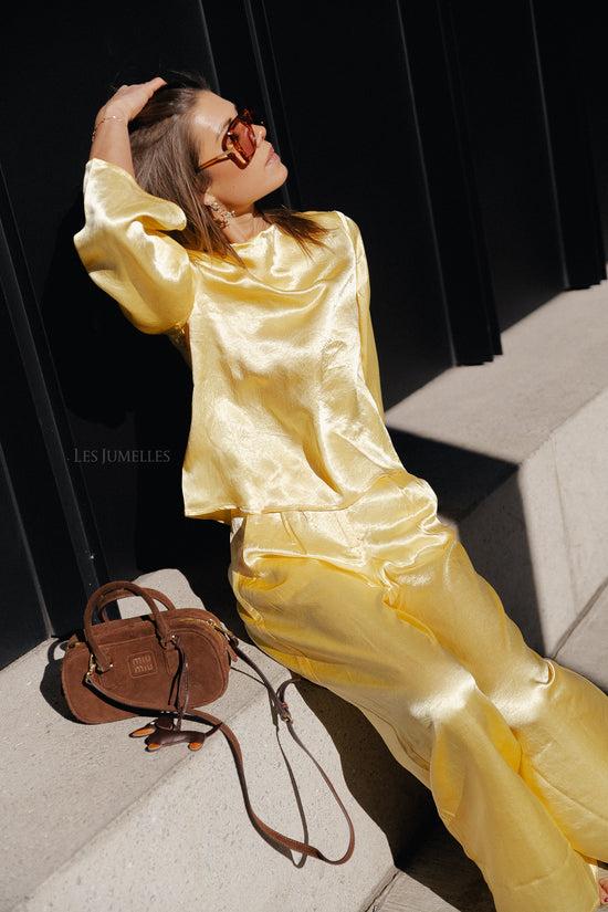 Les Jumelles SLFSelene LS Draped Neckline Top Sundress