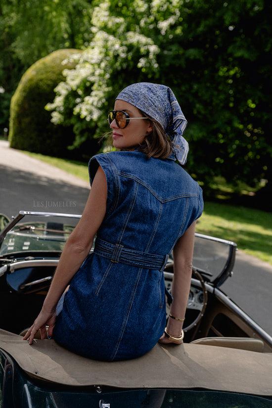Les Jumelles YASNema SL Denim Dress Medium Blue Denim