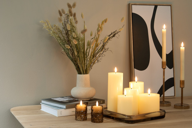 lifa living LED Kaars set/9