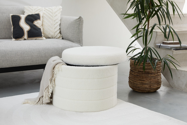 lifa living Opbergpoef rond teddy lifa living Opbergpoef rond teddy