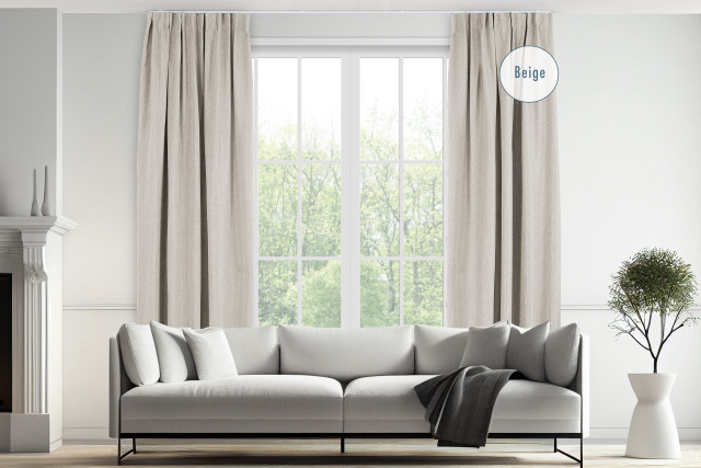 lifa living Luxe Geweven Gordijnen 150 x 260 cm - 1 stuks We houden allemaal van een beetje zon maar als je wilt slapen moet het donker en stil zijn. Deze prachtige luxe geweven gordijnen van Lifa Living zullen zeker helpen bij